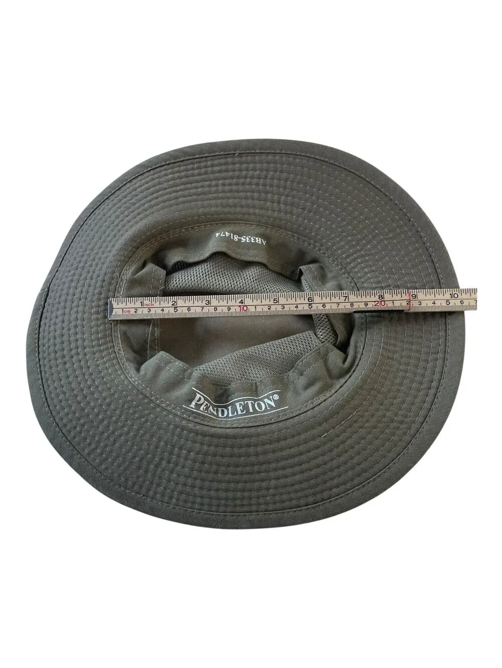 Pendleton AB33-81414 Boonie Hat Wide Brim Mesh Olive Green Size M